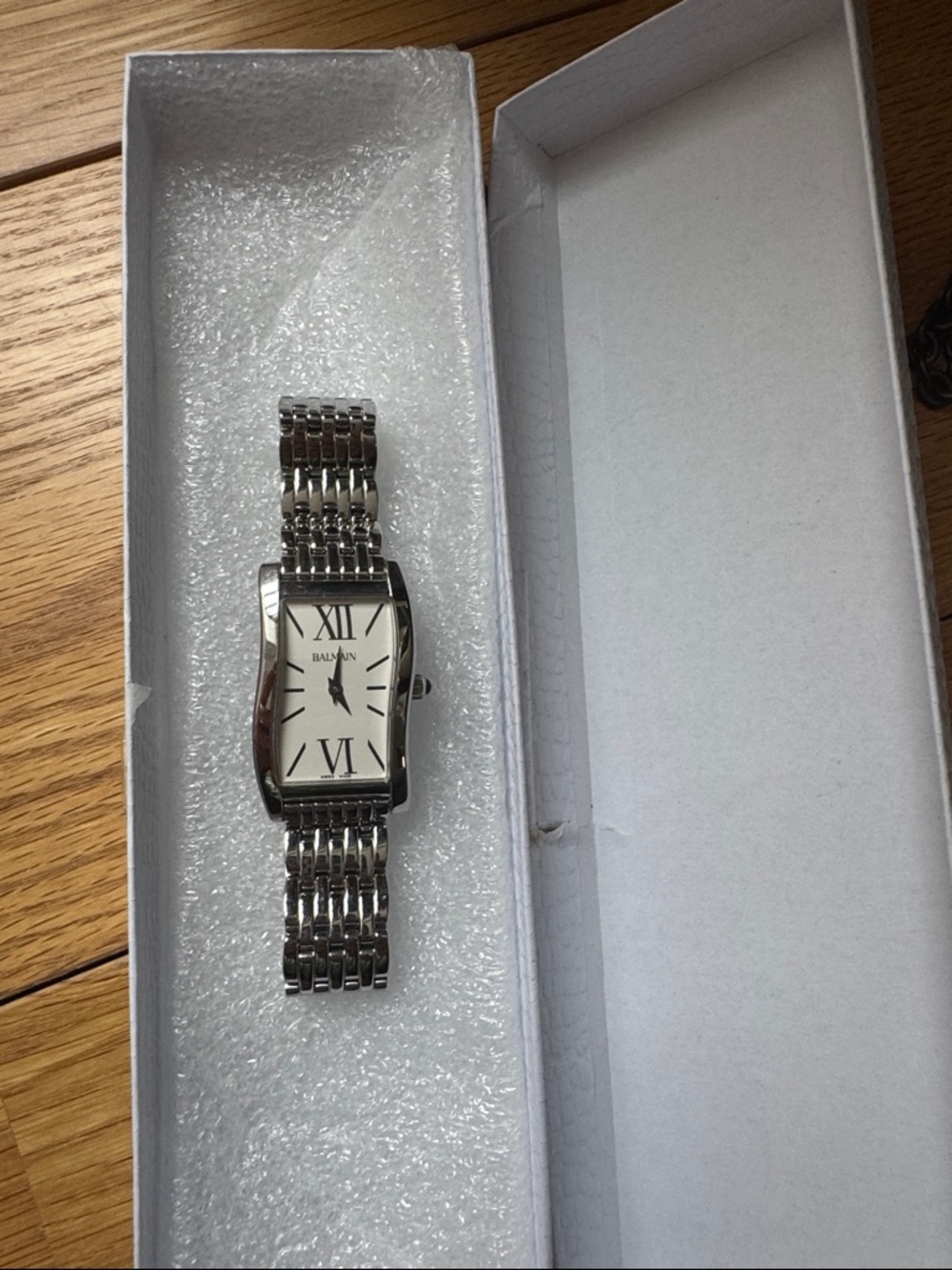 Balmain Vintage Stainless Steel Silver Watch - Classic Roman Dial